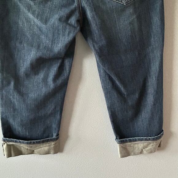 Brina & Em Cropped Capri Blue Denim Jeans Women's Sz 6 - Picture 3 of 12